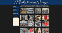 Desktop Screenshot of csarchitecturalsalvage.com